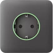 Передняя панель для встроенной розетки Ajax SoloCover (smart) Gray (60028.164.GR)