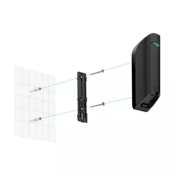 Кріпильна панель Ajax SmartBracket для MotionProtect Curtain White (21674.36.WH)-0