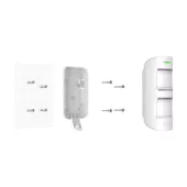 Кріпильна панель Ajax SmartBracket для MotionProtect Outdoor біла (21675.33.WH)