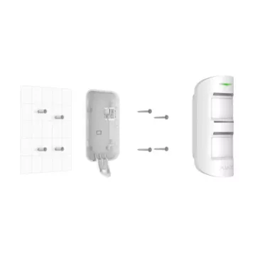 Кріпильна панель Ajax SmartBracket для MotionProtect Outdoor біла (21675.33.WH)-0