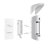 Кріпильна панель Ajax SmartBracket для MotionCam Outdoor біла (33598.84.WH)