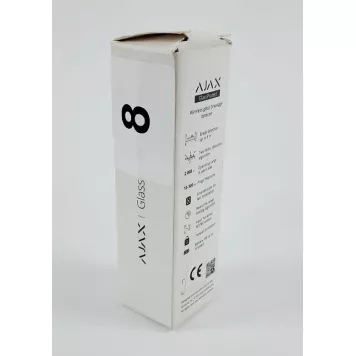 (Уценка) Беспроводной датчик разбиения стекла Ajax GlassProtect White-1