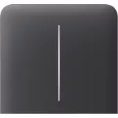 Бічна кнопка для двоклавішного вимикача Ajax SideButton (2-gang) vertical Graphite