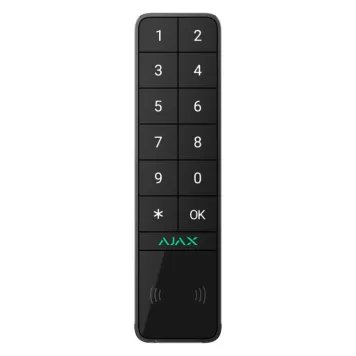 Беспроводная клавиатура Ajax KeyPad Outdoor Jeweller Black (99968.286.BL1)-0