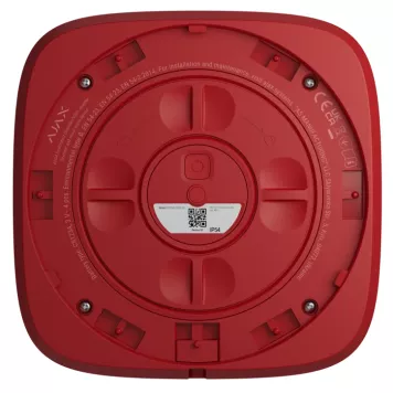 Беспроводной адресный пожарный оповещатель звуковой Ajax EN54 FireProtect (Sounder) Jeweller Red (118604.278.RD1)-4