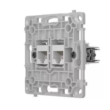 Механізм розетки Ajax OutletCore (LAN) Vertical White (126186.165.WH)-2