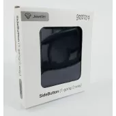 (Уценка) Боковая кнопка для одноклавишного или проходного выключателя Ajax SideButton (1-gang / 2-way) Black