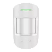 Беспроводной комбинированный датчик движения и разбиение стекла Ajax CombiProtect Superior Jeweller White (133190.06.WH1)