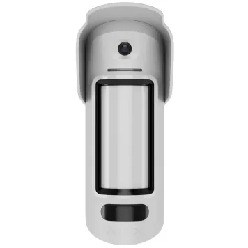 Беспроводной ИК датчик движения Ajax MotionCam Outdoor HighMount (PhOD) Jeweller для установки на улице на высоте от 2 до 4 метров White (99164.282.WH1)-0