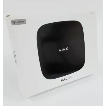 (Уценка) Интеллектуальная централь Ajax Hub 2 (4G) Black-0