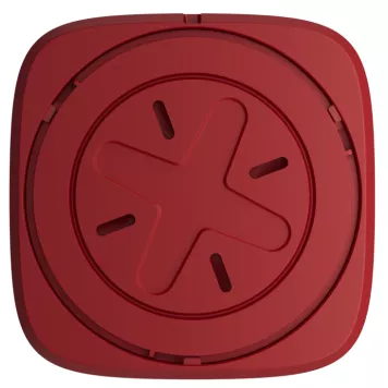 Беспроводной адресный пожарный оповещатель светозвуковой Ajax EN54 FireProtect (Sounder/VAD) Jeweller Red (118601.279.RD1)-2