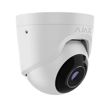 Проводная охранная IP-камера Ajax TurretCam (8 Mp/4 mm) White (64929.197.WH1)-1