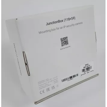 (Уценка) Монтажная коробка Ajax JunctionBox (118×59) для крепления камеры (9960)-1