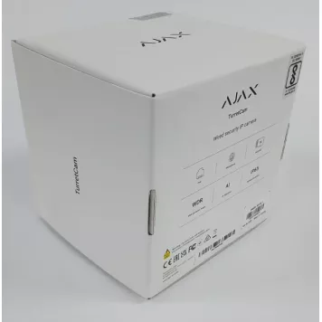 (Уценка) Проводная охранная IP-камера Ajax TurretCam (8 Mp/2.8 mm) Black-1