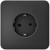 Передняя панель для встроенной розетки Ajax SoloCover (basic) Graphite (89058.164.GP)