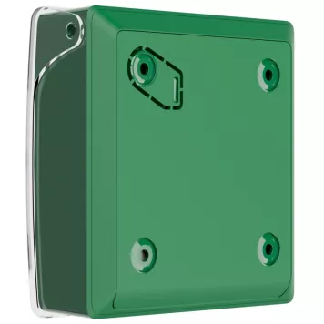 Бездротова програмована кнопка з механізмом скидання Ajax ManualCallPoint Jeweller Green-3
