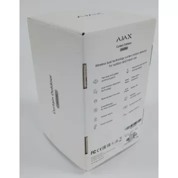 (Уценка) Беспроводной датчик движения «штора» Ajax Curtain Outdoor Jeweller White-1