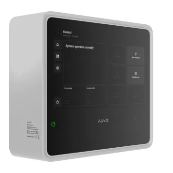 Бездротовий прилад приймально-контрольний пожежний (ППКП) з підтримкою пристроїв для захисту від вторгнення Ajax EN54 Fire Hub Jeweller White (125732.315.WH)-1