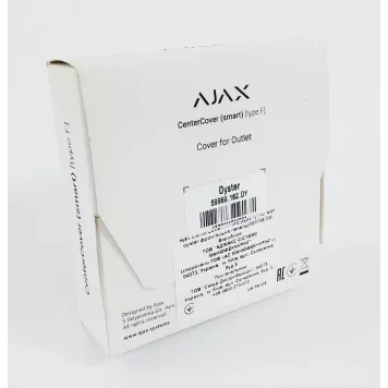 (Уценка) Центральная панель для встроенной розетки Ajax СenterCover (smart) Oyster-1