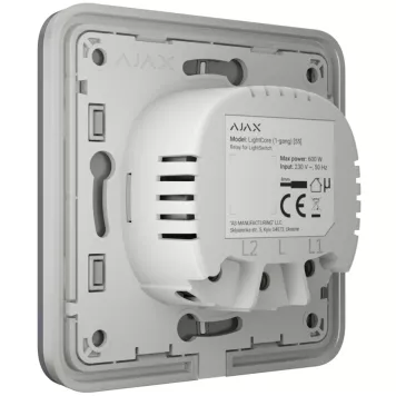 Выключатель Ajax LightSwitch проходной Graphite-2
