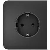 Бічна панель для вбудованої розетки Ajax SideCover (basic) Graphite (89074.163.GP)