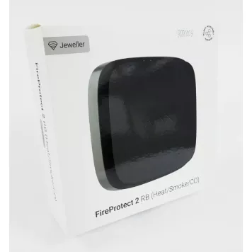 (Уценка) Беспроводной датчик дыма, температуры и угарного газа Ajax FireProtect 2 RB (Heat/Smoke/CO) (8EU) Black-0