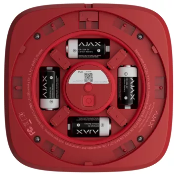 Беспроводной адресный пожарный оповещатель светозвуковой Ajax EN54 FireProtect (Sounder/VAD) Jeweller Red (118601.279.RD1)-5