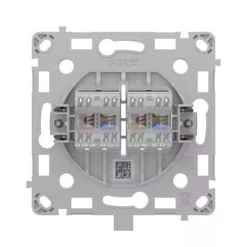 Механізм розетки Ajax OutletCore (LAN) Black (128846.165.BL)-3