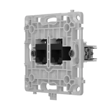 Механізм розетки Ajax OutletCore (LAN) Black (128846.165.BL)-1