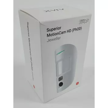 (Уценка) Беспроводной ИК датчик движения с расширенными возможностями фотоверификации тревог Ajax Superior MotionCam HD (PhOD) Jeweller White (118274.309.WH1)-0