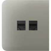 Бічна панель для вбудованої інтернет-розетки Ajax SideCover (LAN) Olive (126218.319.OL)