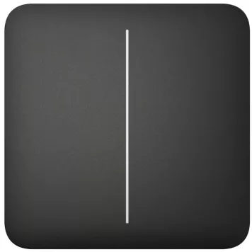 Выключатель Ajax LightSwitch 2-клавишный Black-1