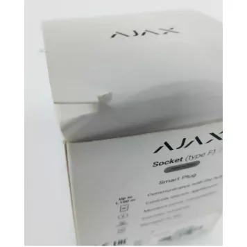 (Уценка) Радиоуправляемая умная розетка со счетчиком энергопотребления Ajax Socket Black-2