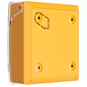 Бездротова програмована кнопка з механізмом скидання Ajax ManualCallPoint Jeweller Yellow (87651.171.NC1)-3