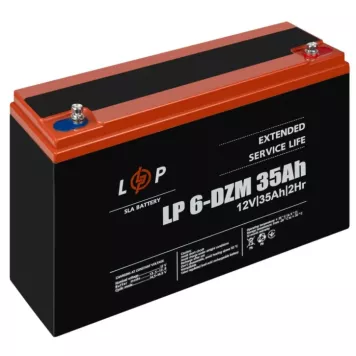 Тяговий свинцево-кислотний акумулятор LogicPower 6-DZM-35 Ah (9335)-1