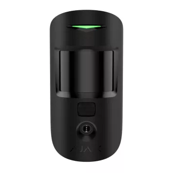 Беспроводной ИК датчик движения с функциями фотоверификации тревог Ajax MotionCam S (PhOD) Black (67730.120.BL1)-0