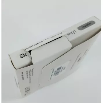 (Уценка) Боковая кнопка для одноклавишного или проходного выключателя Ajax SideButton (1-gang / 2-way) Black-2