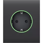 Центральна панель для вбудованої розетки Ajax СenterCover (smart) Graphite (59973.162.GP)