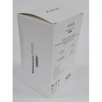 (Уценка) Беспроводной датчик движения Ajax HDR MotionCam (PhOD) с поддержкой фотоверификации тревог, функциий "Фото по запросу" и "Фото по сценарию" White (MotionCam (PhOD))-1