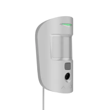 Проволочный датчик движения Ajax MotionCam Fibra (PhOD) с поддержкой фотоверификации тревог, функций «Фото по запросу» и «Фото по сценарию» White (53772.169.WH1)-7