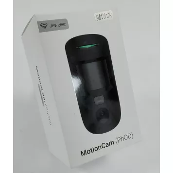 (Уценка) Беспроводной датчик движения Ajax HDR MotionCam (PhOD) с поддержкой фотоверификации тревог, функциий "Фото по запросу" и "Фото по сценарию" Black (MotionCam (PhOD))-0