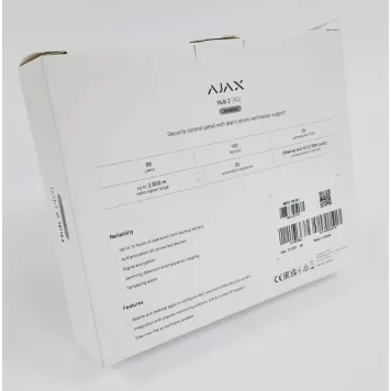 (Уценка) Интеллектуальная централь Ajax Hub 2 (4G) Black-1