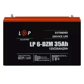 Тяговий свинцево-кислотний акумулятор LogicPower 6-DZM-35 Ah (9335)-0