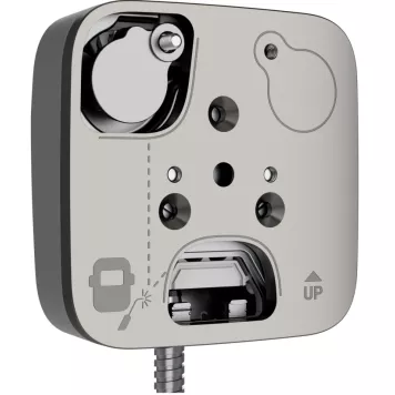 Проволочный датчик вибрации с дополнительным сенсором удара Ajax SeismoProtect G3 Fibra White (117737.269.WH1)-4