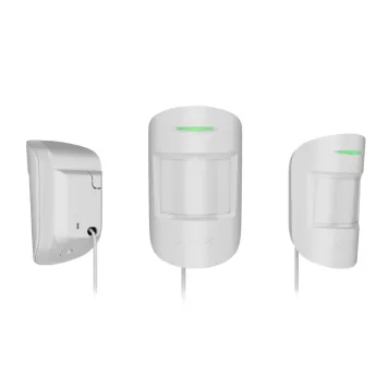 Проволочный комнатный датчик движения с дополнительным микроволновым сенсором Ajax MotionProtect Plus Fibra White (44408.02.WH1)-5