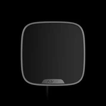 Проводная сирена с креплением для брендированной лицевой панели Ajax StreetSiren DoubleDeck Fibra Black (57245.61.BL1)-0