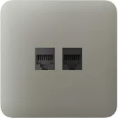 Передняя панель для встроенной розетки Ajax SoloCover (LAN) Olive (126194.317.OL)