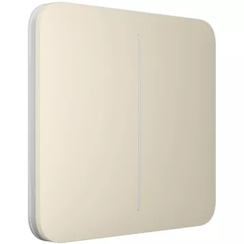 Выключатель Ajax LightSwitch 2-клавишный Ivory-0