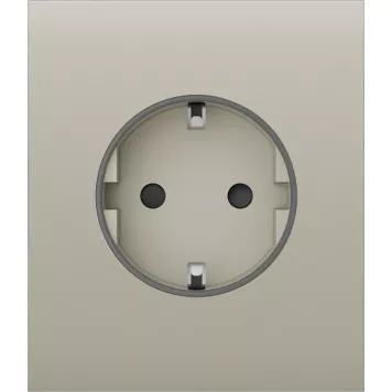 Центральна панель для вбудованої розетки Ajax СenterCover (basic) Ivory (89092.162.IV)-0