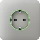 Передняя панель для встроенной розетки Ajax SoloCover (smart) Oyster (60025.164.OY)